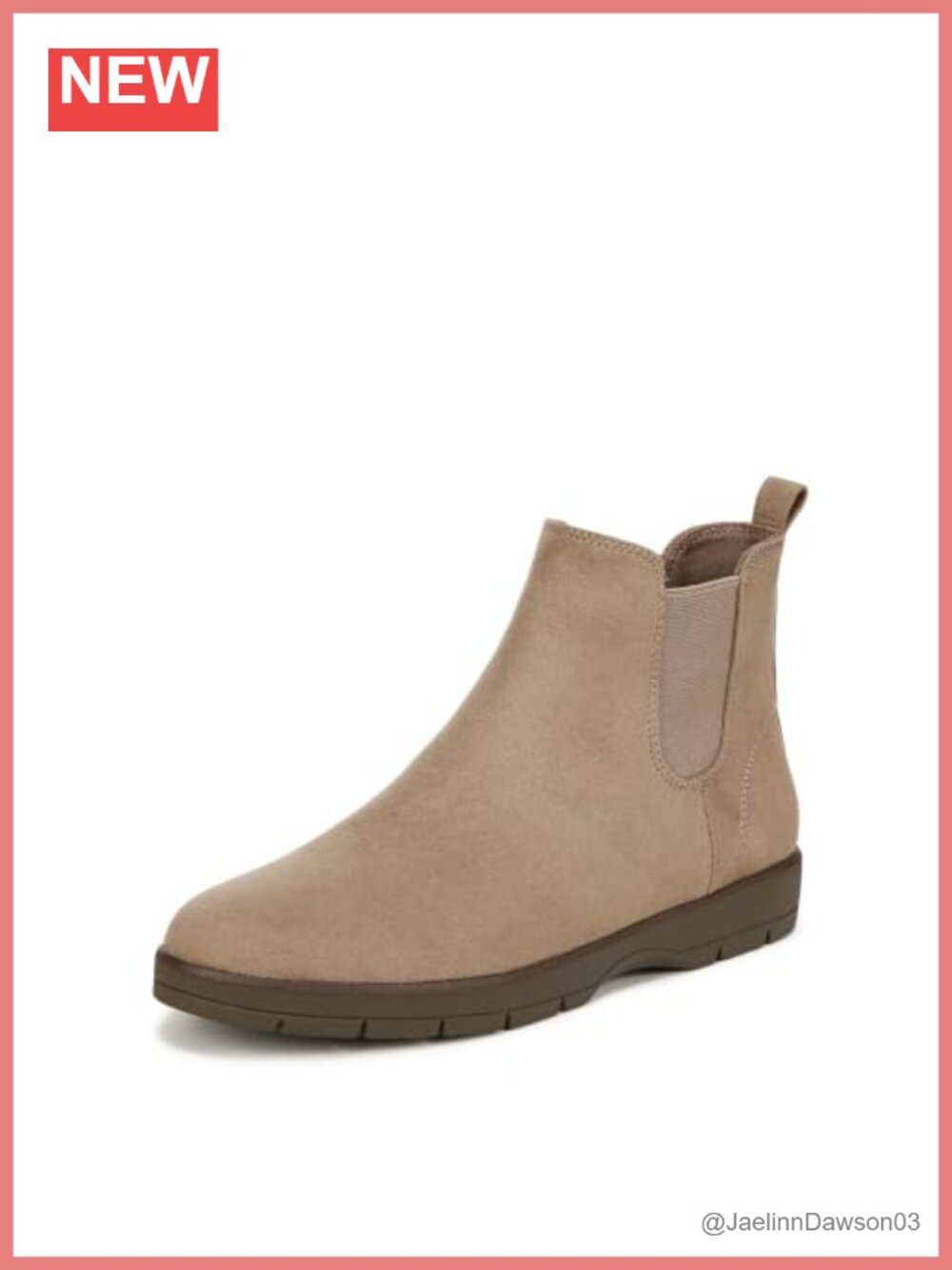 Womens Slip On Ankle Bootie Faux Leather Sustainable Comfort Flat Boot